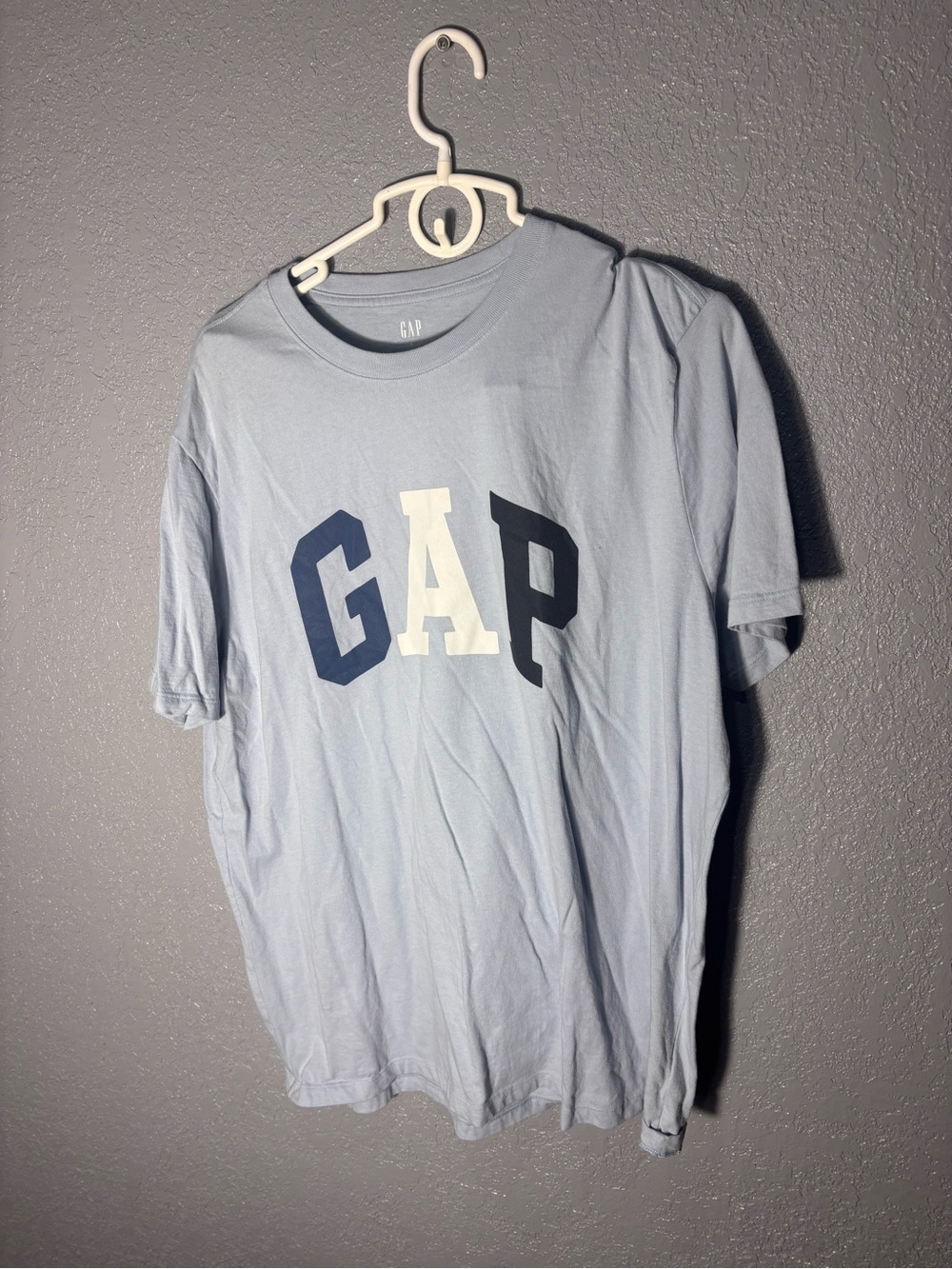 GAP Light Blue Short Sleeve Logo Tee